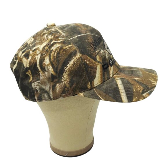 Realtree Chickasaw Equipment Camo Snapback Cap Trucker Baseball Hunting Hat - Picture 11 of 14